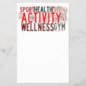 Fitnesswoorden Flyer (Achterkant)