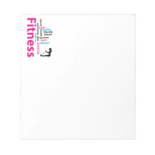 Fitnesswoorden Notitieblok