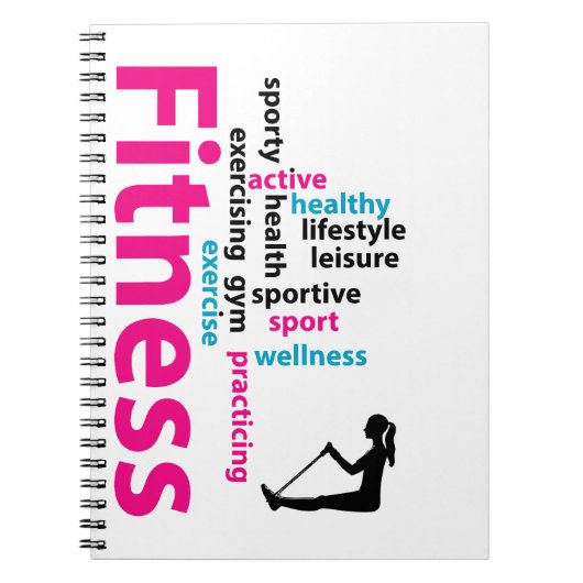 Fitnesswoorden Notitieboek (Voorkant)