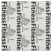 Fitnesswoorden Stof (Swatch)
