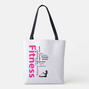 Fitnesswoorden Tote Bag