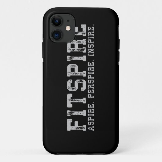 Fitspire - Aspire, Perspire, Inspire - Workout Case-Mate iPhone Case (Achterkant)