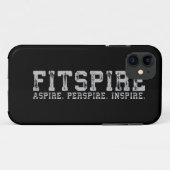 Fitspire - Aspire, Perspire, Inspire - Workout Case-Mate iPhone Case (Achterkant (horizontaal))