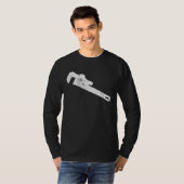 Fitter Plumber-buisleidingen T-shirt (Voorkant volledig)