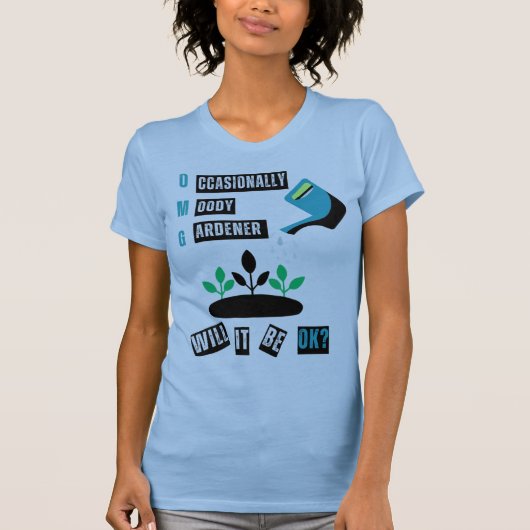 Fitting T-shirt voor hoveniersdames (Voorkant)