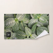 Fittonia Mosaic Plant met variabele bladeren Bad Handdoek (Handdoek)