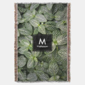 Fittonia Mosaic Plant met variabele bladeren Deken (Voorkant Verticaal)