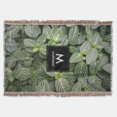 Fittonia Mosaic Plant met variabele bladeren Deken (Voorkant)