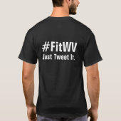 #FitWV zwart T-shirt (Achterkant)