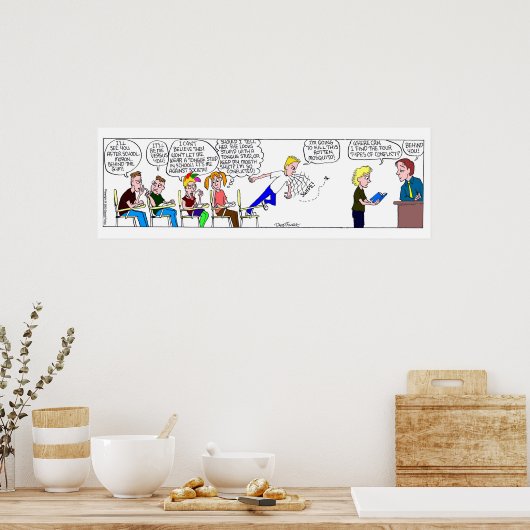 Fitz Conflict Strip Poster (Keuken)