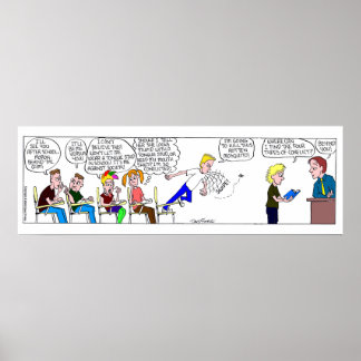 Fitz Conflict Strip Poster