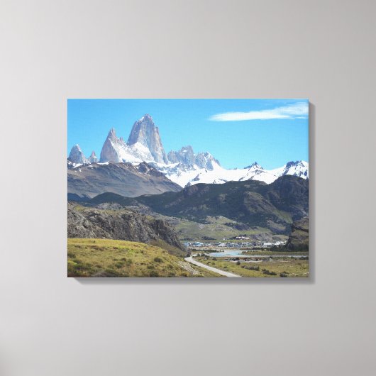 Fitz Roy/El Chalten Canvas Afdruk (Voorkant)