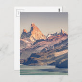 Fitz Roy en Poincenot Mountains Patagonia Briefkaart (Voorkant / Achterkant)