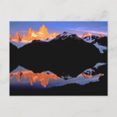Fitz Roy Group Reflecteerde in Glacial Lakes Briefkaart (Voorkant)