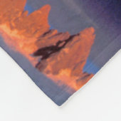 Fitz Roy Group Reflecteerde in Glacial Lakes Fleece Deken (Hoek)