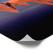 Fitz Roy Group Reflecteerde in Glacial Lakes Poster (Hoek)