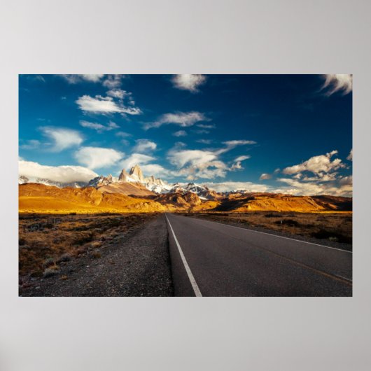 Fitz Roy in Morning Light Poster (Voorkant)