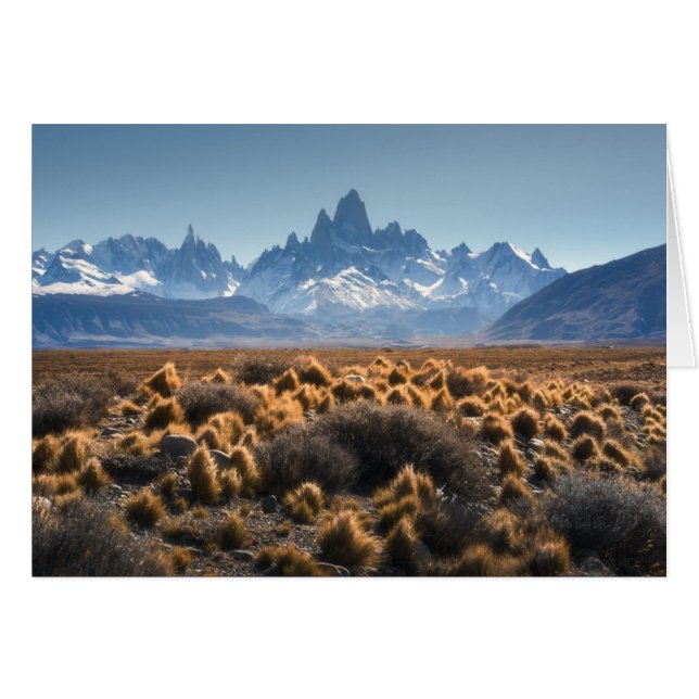 Fitz Roy, Patagonia, Argentinië (Voorkant Horizontaal)