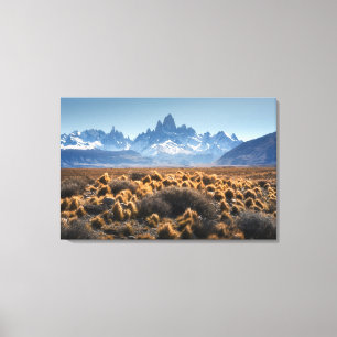 Fitz Roy, Patagonia, Argentinië Canvas Afdruk