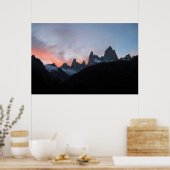 Fitz Roy Sunset Poster (Keuken)