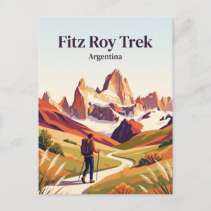 Fitz Roy Trek El Chaltén Argentinië Briefkaart