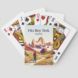 Fitz Roy Trek El Chaltén Argentinië Pokerkaarten