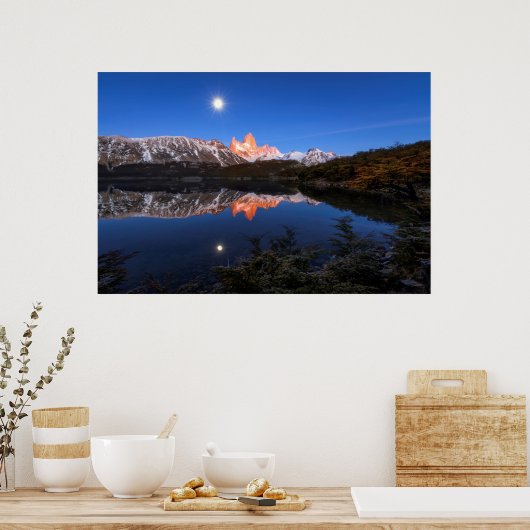 Fitz Roy's Reflection Poster (Keuken)