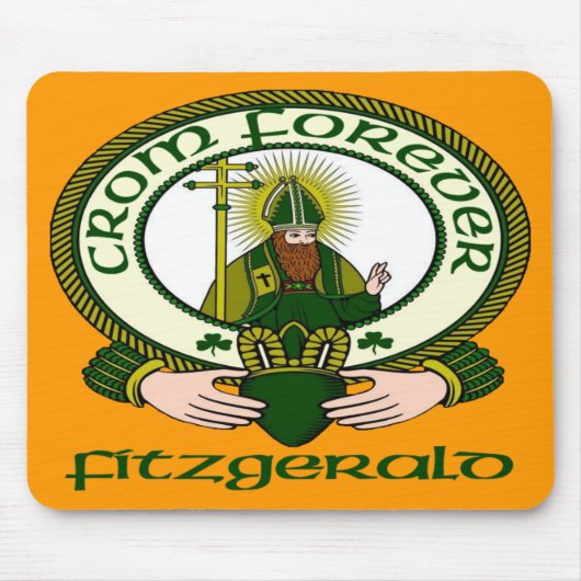 Fitzgerald Clan Motto Muismat (Voorkant)