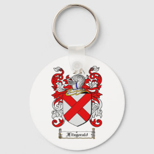 FITZGERALD FAMILIE CREST - FITZGERALD KAT VAN WAPE SLEUTELHANGER