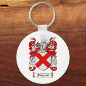 FITZGERALD FAMILIE CREST - FITZGERALD KAT VAN WAPE SLEUTELHANGER (Voorkant)