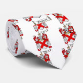 FITZGERALD FAMILIE CREST - FITZGERALD KAT VAN WAPE STROPDAS (Opgerold)