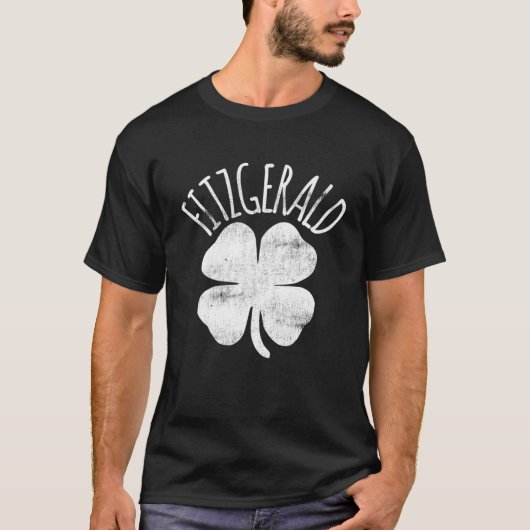 Fitzgerald Familienaam Matching St. Patrick's Day T-shirt (Voorkant)