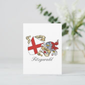 Fitzgerald Family Crest Briefkaart (Staand voorkant)