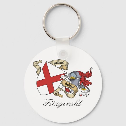 Fitzgerald Family Crest Sleutelhanger (Voorkant)