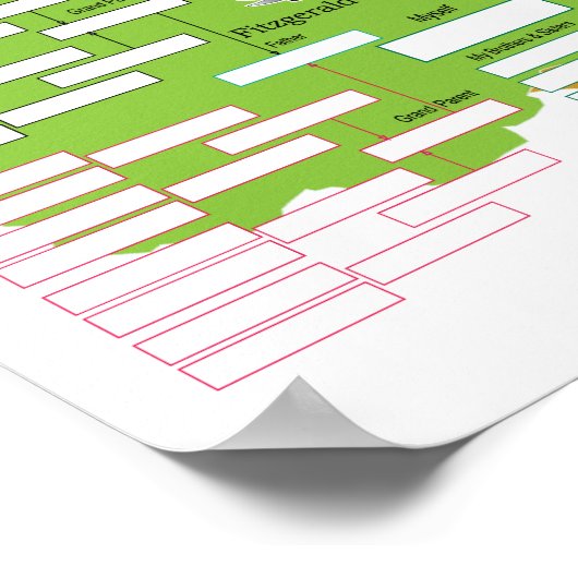 Fitzgerald Family Tree Poster (Hoek)