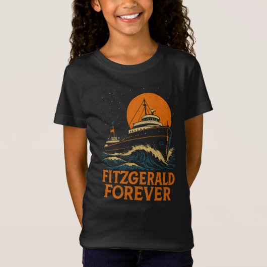 Fitzgerald Forever – Retro Storm Voyage Tribut T-shirt (Voorkant)