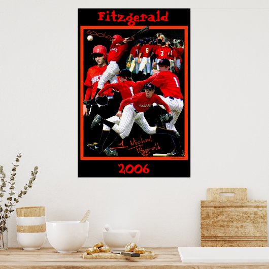 Fitzgerald Freshman Baseball Poster (Keuken)