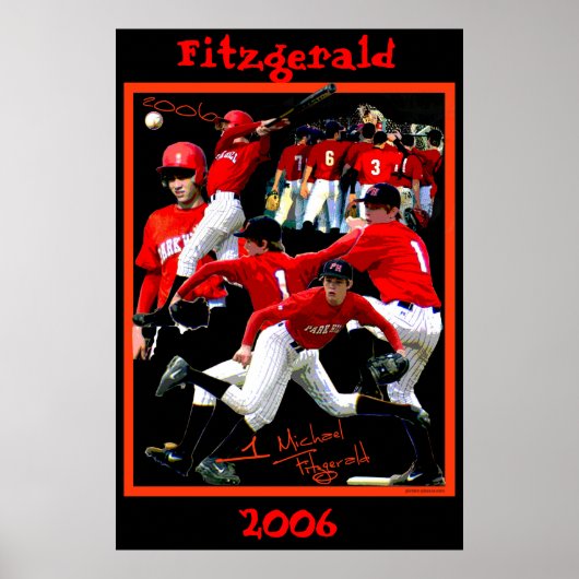Fitzgerald Freshman Baseball Poster (Voorkant)