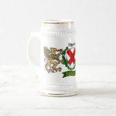 Fitzgerald Irish Shield Gepersonaliseerde Bier Ste Bierpul (Voorkant links)