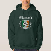 Fitzgerald Shamrock Crest Hoodie (Voorkant)
