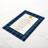 Fitzgerald Tartan Bond Folie Uitnodiging (Gedraaid)