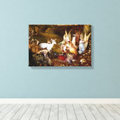 Fitzgerald's "Het gekantelde bos" Canvas Afdruk (Insitu (Houten vloer))