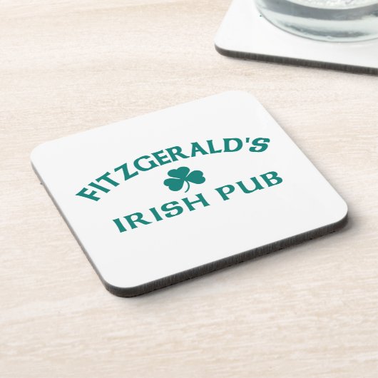 Fitzgerald's Ierse Pub Bier Onderzetter (Linkerzijde)