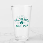 Fitzgerald's Ierse Pub Glas (Achterkant)