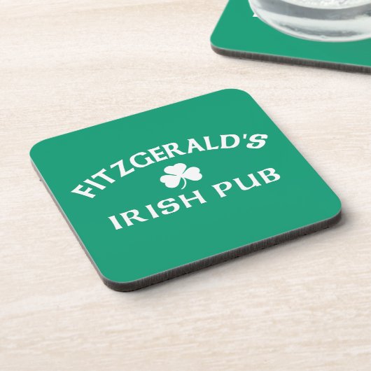 Fitzgerald's Irish Pub Bier Onderzetter (Linkerzijde)