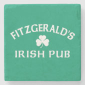 Fitzgerald's Irish Pub Stenen Onderzetter (Voorkant)