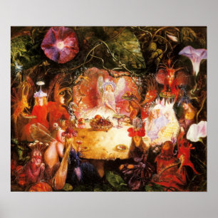 Fitzgerald's "The Fairies Banquet" - Afdruk Poster