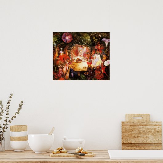Fitzgerald's "The Fairies Banquet" - Afdruk Poster (Keuken)