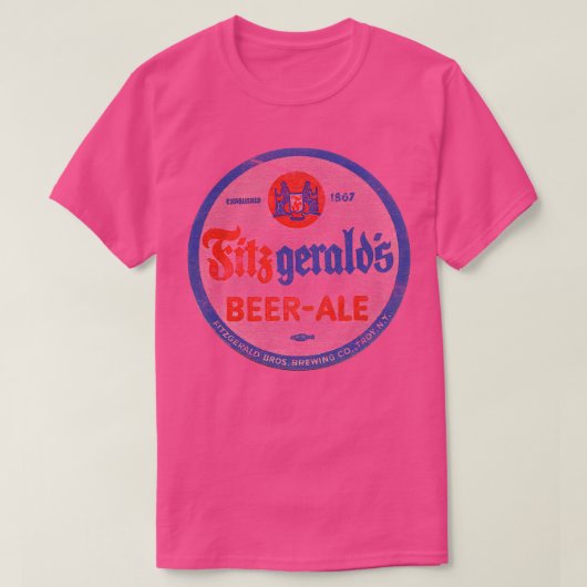 Fitzgeralds  Vervaagd uiterlijk Design T-shirt (Design voorkant)