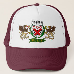 Fitzgibbon Irish Shield gepersonaliseerd Trucker Pet